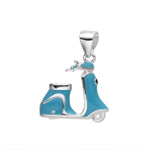 Dije de moto scooter - Celeste