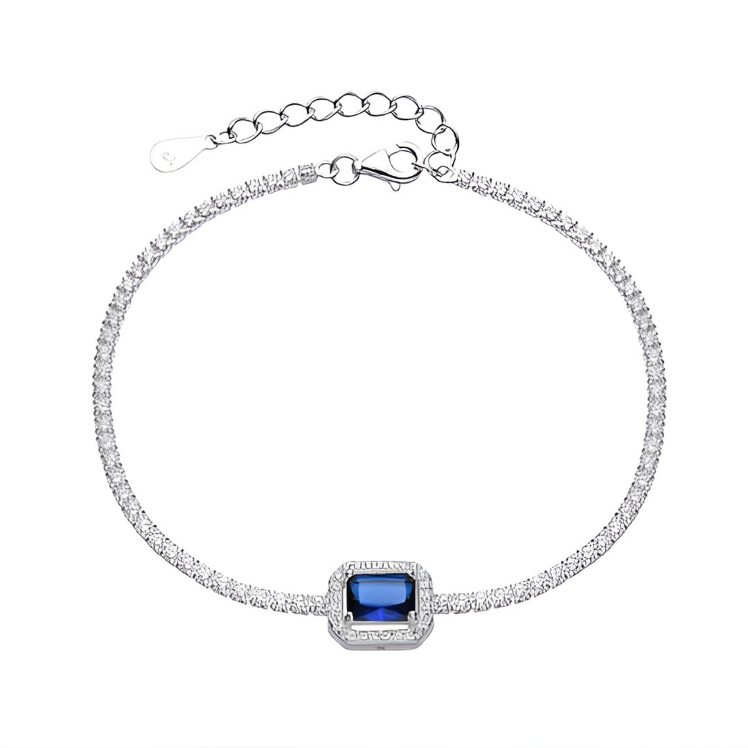 Pulsera diamantada Zafiro de Luz