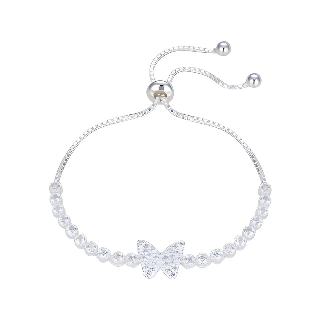 Pulsera de mariposa y puntos de luz