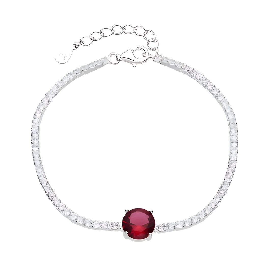 Pulsera punto de luz rubí