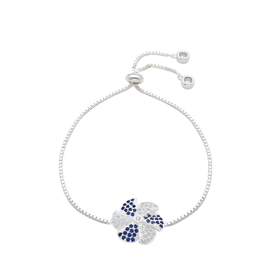 Pulsera con remolino diamantado