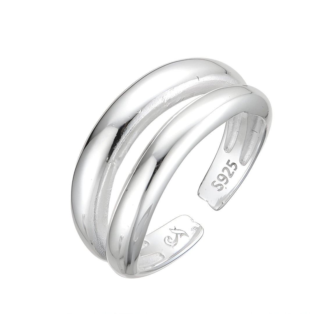 Anillo pleado ajustable