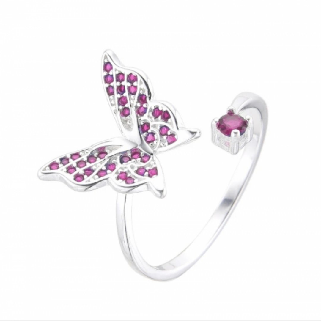 Anillo de mariposa ajustable