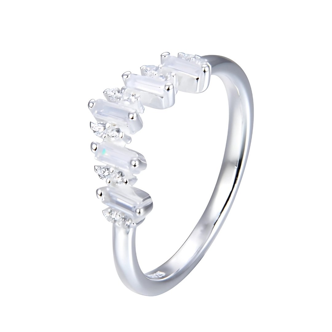 Anillo de corona blanco