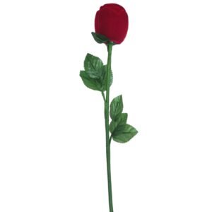 Caja para anillo de rosa