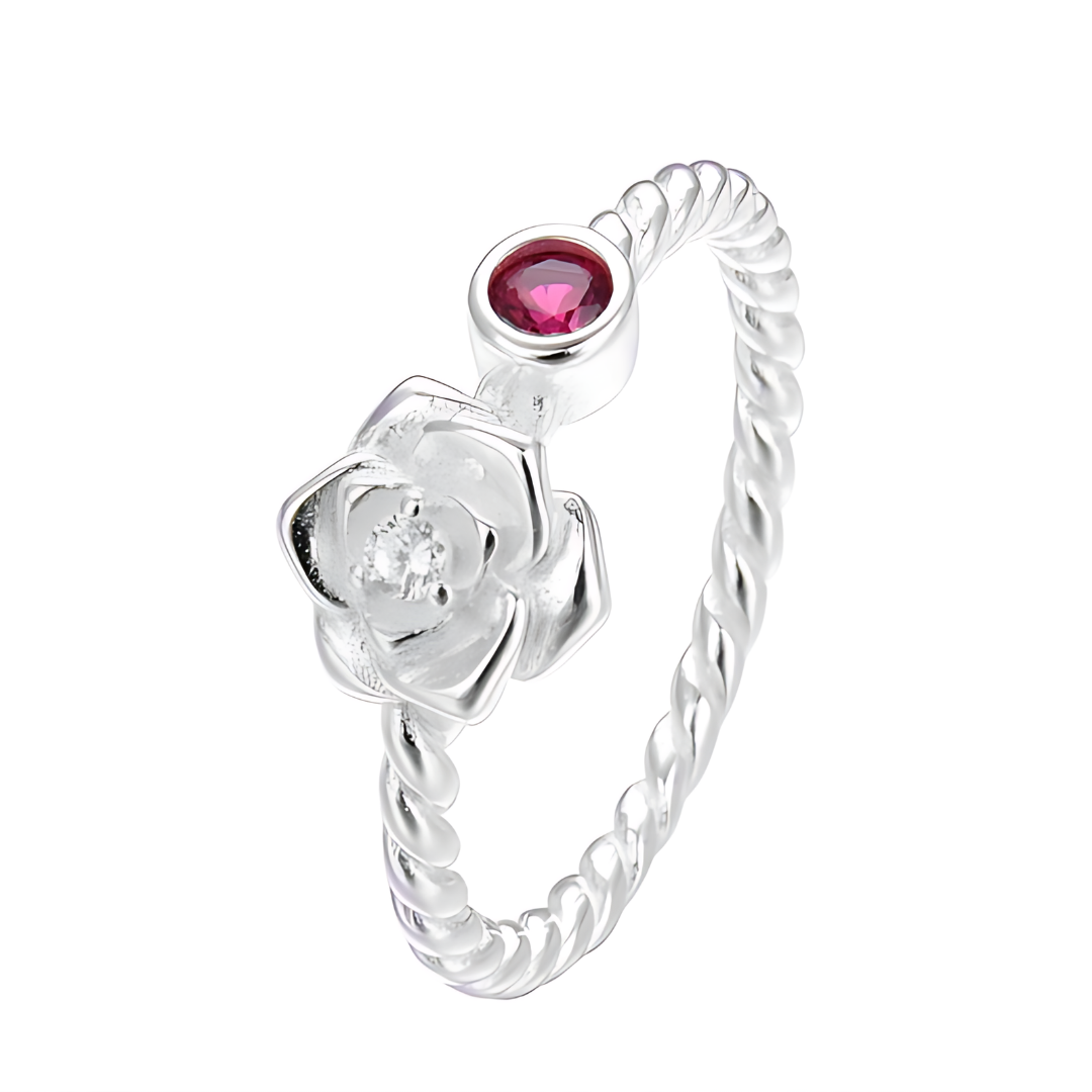 Anillo de flor y punto de luz - Imagen 2