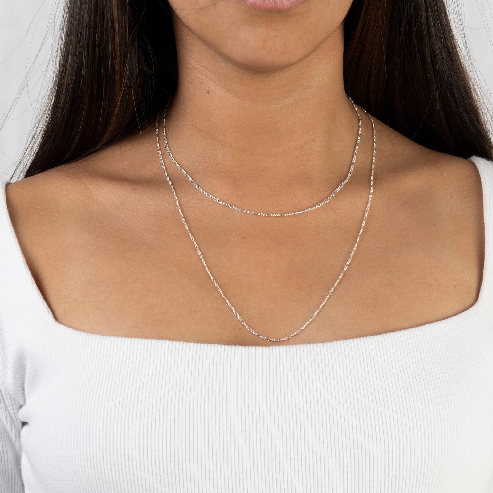 Cadena figaro plana - Imagen 2