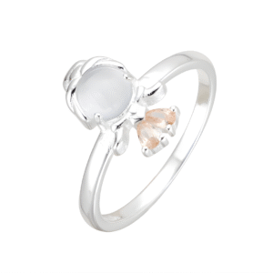 Anillo de princesa bella diamantado