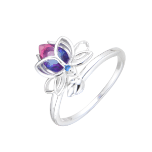 Anillo de tulipán ajustable